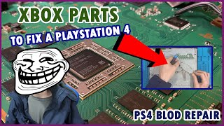 Can I Troll Sony By Using Microsoft Parts To Fix A PS4 Blue Light Of Death?