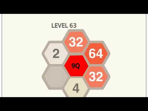 【2048 all tiles】the 2^1 to 2^100(1N tile) in a hexic 2048 tile