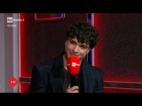 Intervista a Leo Gassmann - Radio2 a Sanremo 11/02/2023