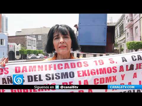 Video: Damnificados del 19S en CDMX, temen que entrega de departamentos sea en obra gris