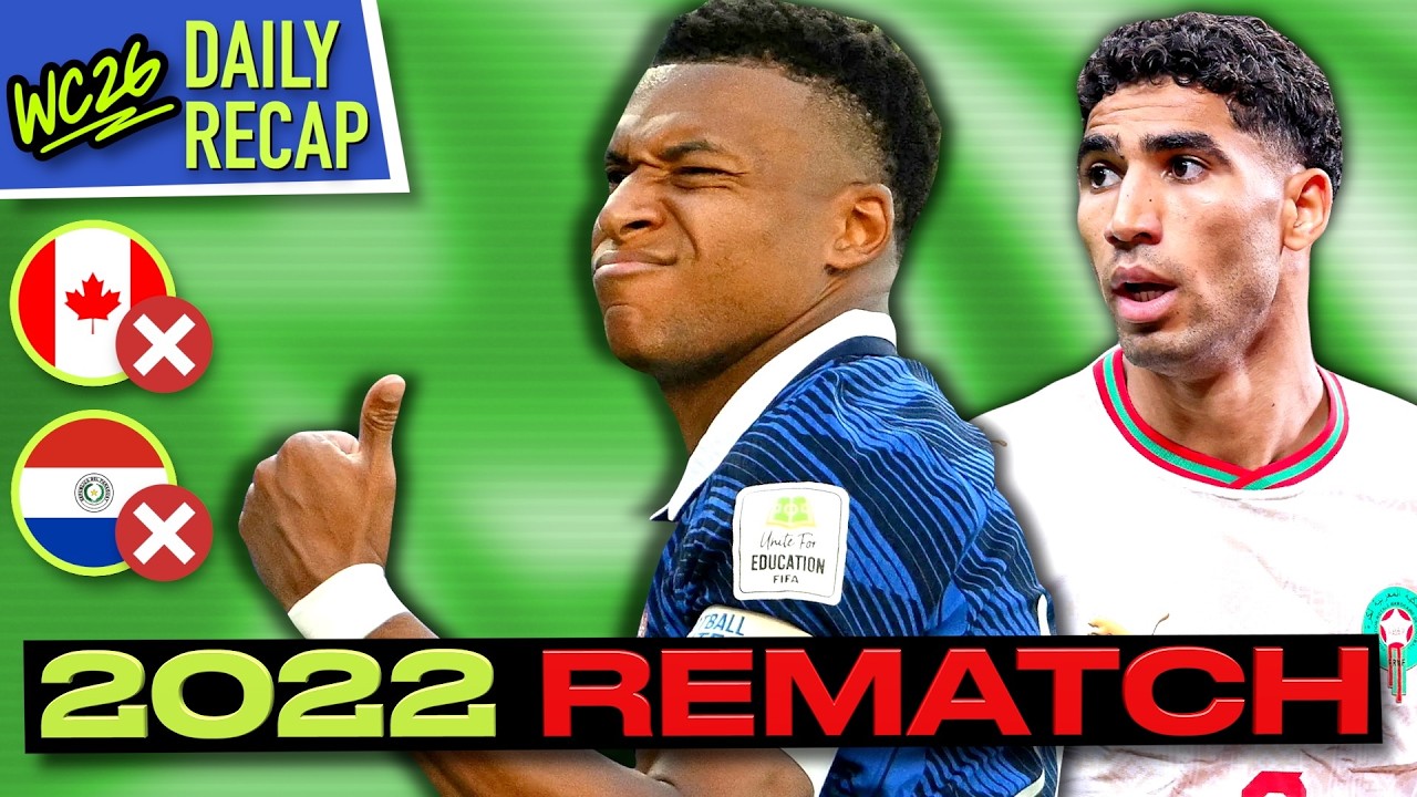 Morocco and France celebrate reaching the FIFA World Cup 2026 quarterfinals