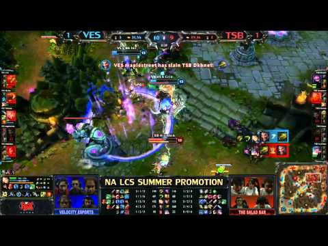 VES vs TSB game 3 - LCS 2013 NA Summer Promotion Tournament D1