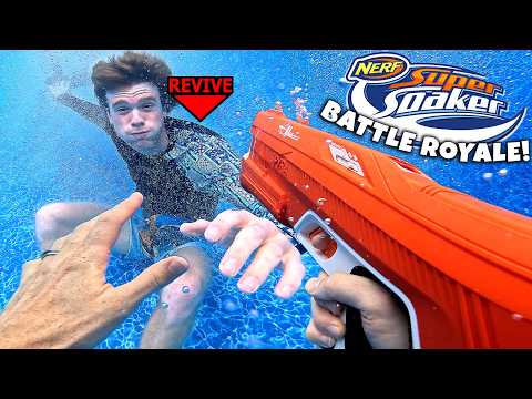 NERF GUN BATTLE ROYALE | WATER WARFARE Part 1!