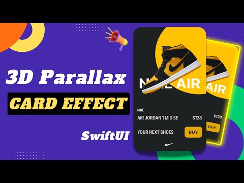 SwiftUI 3D Parallax Card Effect | Animations | Xcode 14 | SwiftUI Tutorials