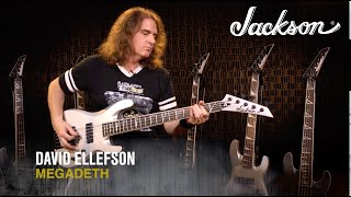 Video thumbnail for Megadeth's David Ellefson on his USA Signature Concert Bass Models | Jackson Guitars by Jackson Guitars