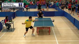 Singapore National Table Tennis League 2017 - 2nd Leg - New Century 4 vs Sunsports Elite