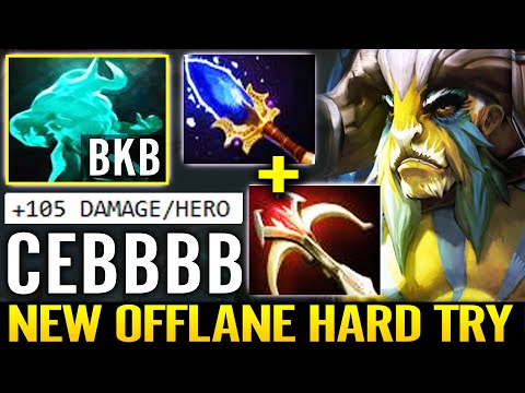 OG Hard Try NEW OFFLANE HERO! Free BKB Elder Titan Aghanim 100% Real NUKER by CEB 7.29 Dota 2 Pro