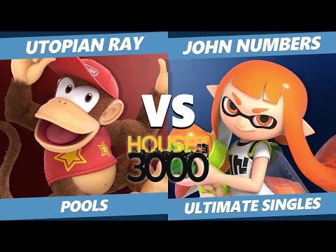 Smash Ultimate Tournament - Utopian Ray (Diddy) Vs. John Numbers (Inkling) SSBU Xeno 167 Pools