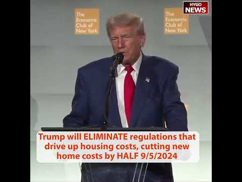 Trump BAN on mortgages for illegal aliens, ELIMINATE regulations cut new home costs by HALF