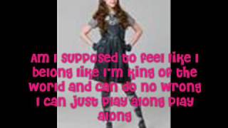 Find my place - Samantha Boscarino with onscreen lyrics