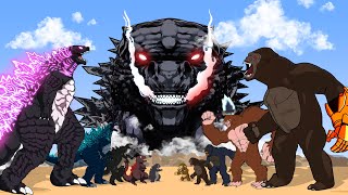 GODZILLA EARTH VS GODZILLA x KONG:  The New Empire-  Who Will Win?|    Godzilla Cartoon