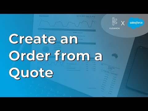 Create an Order from a Quote