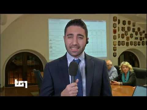 elezioni in Sardegna TG1-notte 20 01 2019 avvenuto spoglio parziale