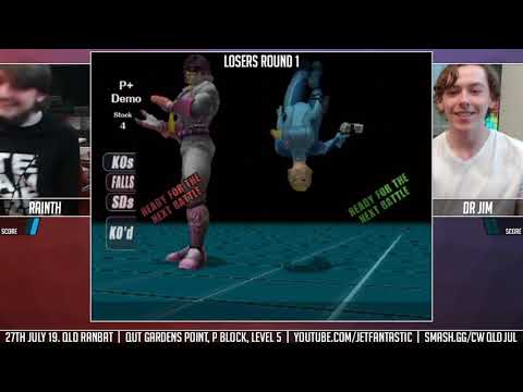CWQLDJuly Project M  - Losers Round 1 - Rainth (Pit) vs Dr Jim (Zero Suit Samus)