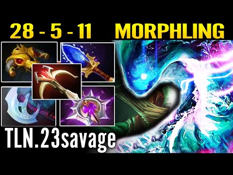 TLN.23savage Morphling 28 Kills GOD Carry - Dota 2 Pro Gameplay