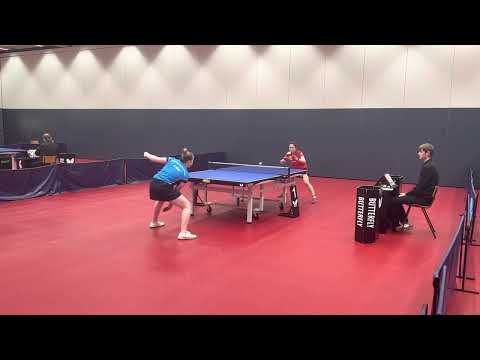 Qian Wan - Veronika Hud | 3.Bundesliga 22/23 Tischtennis