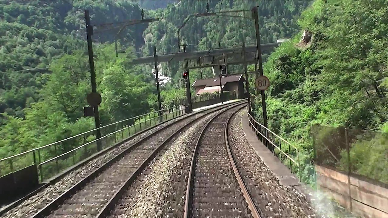 The Old Gotthard Tunnel Route Driver's eye view PREVIEW