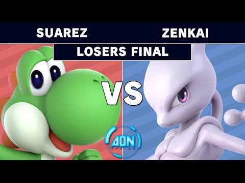 AON Ultimate #044 - Suarez (Yoshi) Vs Zenkai (Mewtwo) Losers Finals - Smash Ultimate