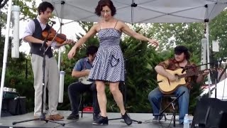 Flop-eared Mule - Miss Moonshine Buckdancing w/ Mickey Nelligan (fiddle) American folk dance