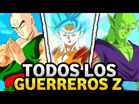 Todos los GUERREROS Z de Dragon Ball del más DEBIL al más FUERTE