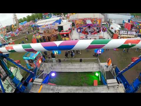 29 FLIPS! Clayton Hacketts Top Spin | On Ride POV Knutsford May Day Fair 2023