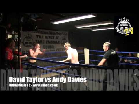 Andy Davies VS David Taylor Bare knuckle Boxing full Fight