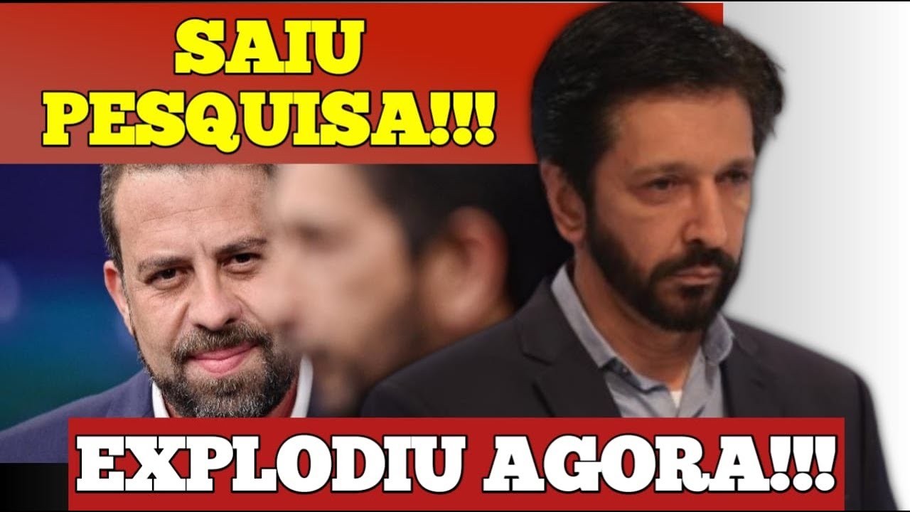 AO VIVO!!! SAIU PESQUISA E A NOTÍCIA É PÉSSIMA PARA RICARDO NUNES!!!
