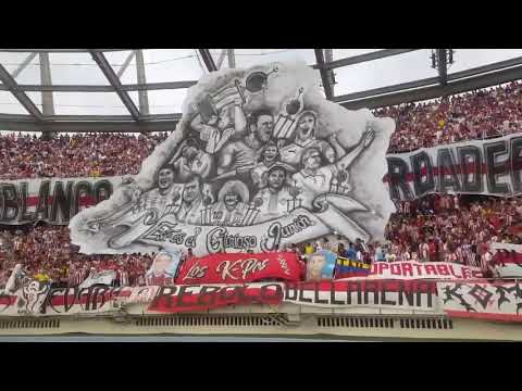 "FRBS LA VERDADERA HINCHADA JUNIOR" Barra: Frente Rojiblanco Sur &bull; Club: Junior de Barranquilla