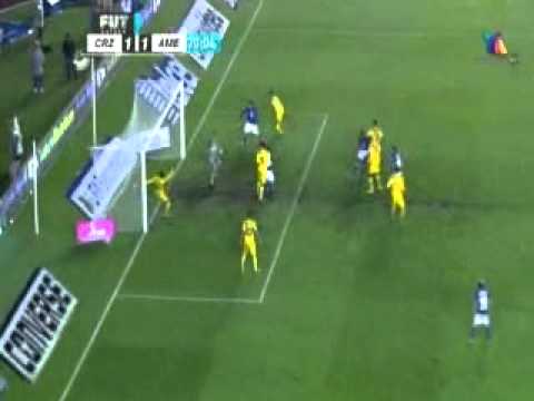 Gol del Cruz Azul: Perea