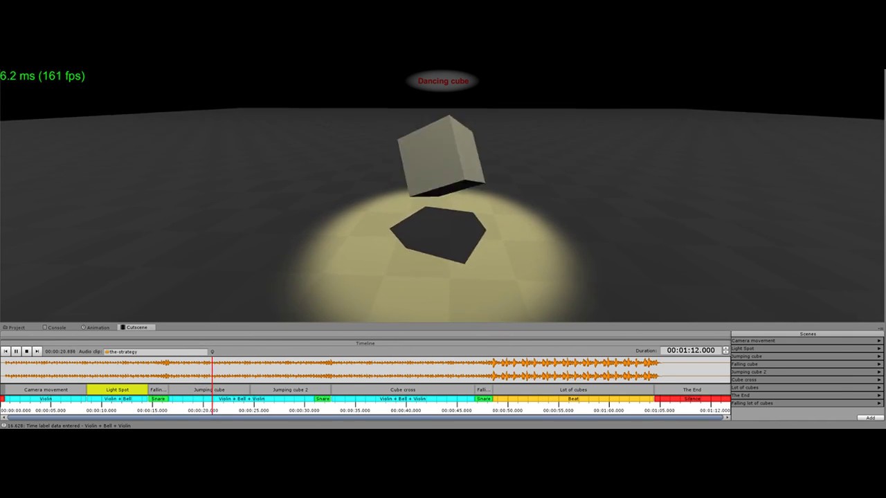 Podgląd filmu: Cutscene Planner — przerywniki czasu rzeczywistego w Unity