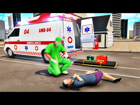 City Ambulance Emergency Simulator 2020 - Hero Rescue Van Drive - Android GamePlay