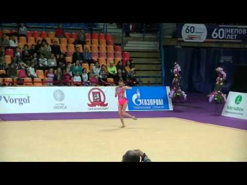 Sarkisian Alisa (RUS) rope Grand Prix Moscow-Alina Cup 2016 qual. jun.