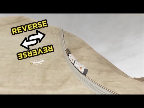 Trains Vs Hill Climb Rail Tracks in REVERSE | BeamNG.Drive Mods | BeamNG.Drive