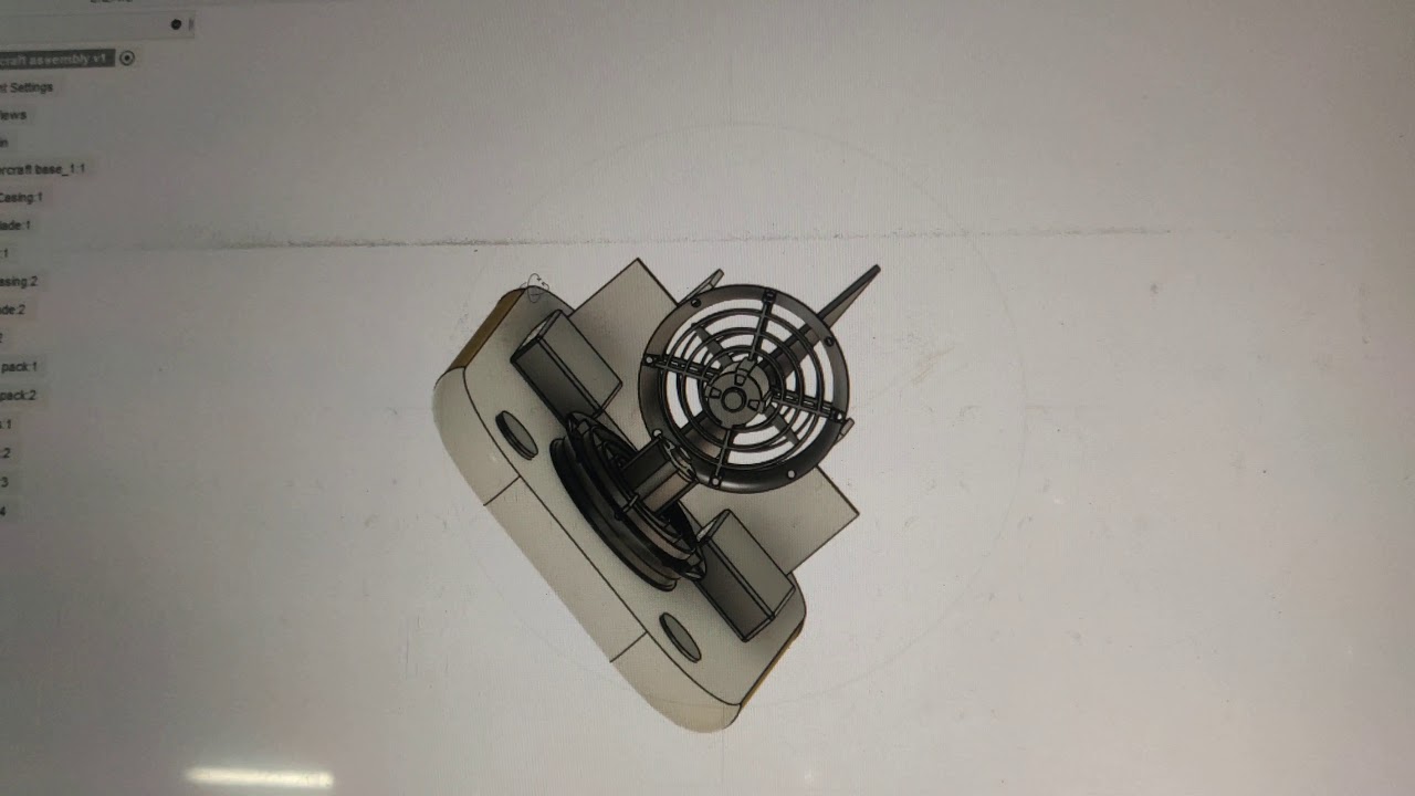 HoverCraft Prototype in Fusion 360