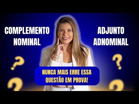 LIVE #330 ADJUNTO ADNOMINAL x COMPLEMENTO NOMINAL: Nunca Mais Erre Essa Questão em Prova!