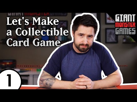 Let's Make a Collectable Card Game - EP 1: Make good game mechanics with simple rules. #gamedev
