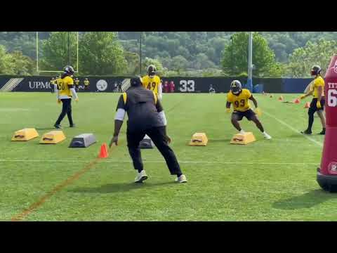 Inside Linebackers Go Through Drills At Steelers OTAs