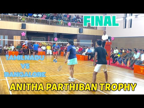 FINAL MIXED DOUBLES || Anitha Parthiban Trophy || DHILEPAN/JERLIN vs YATHISH/PRANJAL || Tanjore 2023