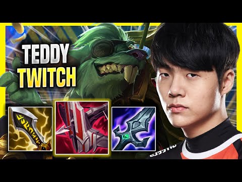 TEDDY SHOWTIME WITH TWITCH! - KDF Teddy Plays Twitch ADC vs Jinx! | Season 2022