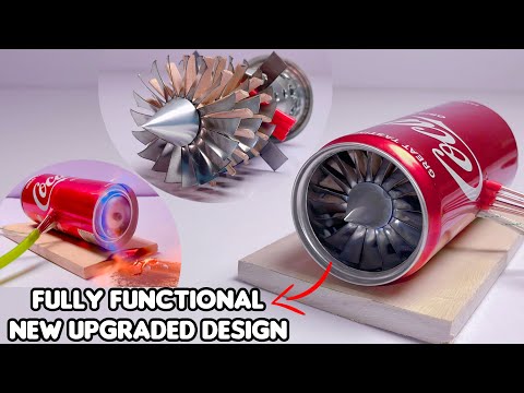 Making a Fully Functional Jet Engine from Soda can | diy Jet Engine | homemade Jet Engine