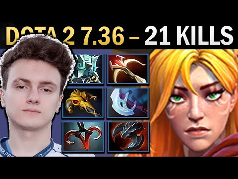 Windranger Gameplay Miracle with Manta and 1200 XPM - Dota 2 7.36