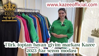 Türk toptan bayan giyim markası Kazee | 2023 Yaz sezon modası