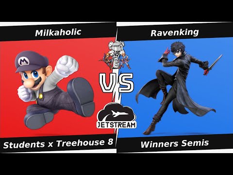 Students x Treehouse 8 Winners Semis - Milkaholic (Mario) Vs. Ravenking (Joker) - SSBU