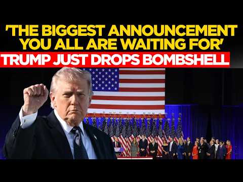 Trump LIVE | Trump Latest News Live | Donald Trump Makes Big Announcement | Trump Speech | US News