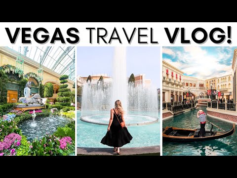 LAS VEGAS TRAVEL VLOG || THINGS TO DO IN LAS VEGAS || VEGAS STRIP MUST-DOS