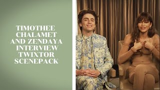 Timothee Chalamet & Zendaya twixtor scenepack