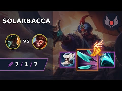 [ solarbacca ] Gangplank TOP vs Wukong | NA GRANDMASTER | LOL Season 2023