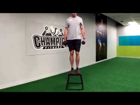 Dumbbell Step Up &amp; Dumbbell Step Up + Side (Lateral) Raise