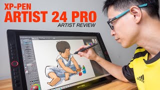 The Biggest & Best from XP-PEN: ARTIST 24 PRO (pen display review)
