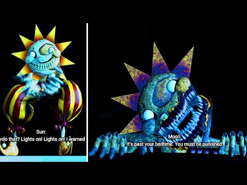 SUN transforms into NIGHTMARE SUN and jumpscares Gregory - FNAF Security Breach